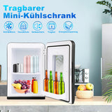 SWANEW 2in1 Mini Kühlschrank Kühlbox 15L, Tragbarer Kühl- und Heizkühlschrank mit 220V AC/12V DC für den Auto- und Heimgebrauch [Energieklasse F]