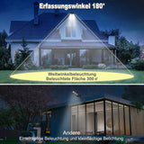 SWANEW 300W/400W Straßenlampe Solar Straßenlaternen mit Fernbedienung Strassenlaterne LED Außen Wasserdichtes Solar Flutlichter 6500k Kaltesweiß IP67 Wasserdicht Solarlampen Outdoor Hof Garage [Energieklasse F]