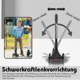 SWANEW Kinderroller Faltbarer Cityroller mit 3 LED-Rädern und höhenverstellbarem Lenker, Hinterbremsen, Bis 50 kg