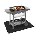 SWANEW Grillmatten, Grillmatte Grillmatten für Gasgrill, Grillschutzmatte für Holzkohle, Extra Große Outdoor BBQ Matte, Bodenmatte Grill Matten für Gasgrill