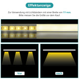 SWANEW LED Aluminium Profil, V-Form/U-Form LED Profil 10x1m, LED Aluminium Leiste Profil, LED-Kanäle für LED Streifen(bis 12.5mm Breit) inkl. Abdeckungen in milchig-weiß, Endkappen, und Montagematerial