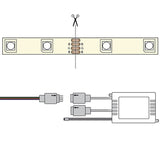 SWANEW Led Strip mit 24 Tasten Fernbedienung, RGB 5050 SMD LED Streifen Selbstklebend 12V, led beleuchtung [Energieklasse F]