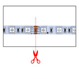 SWANEW Led Strip mit 24 Tasten Fernbedienung, RGB 5050 SMD LED Streifen Selbstklebend 12V, led beleuchtung [Energieklasse F]